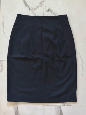 Vintage Black Pencil Skirt
